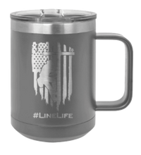 Load image into Gallery viewer, Line Life Laser Engraved Mug (Etched)
