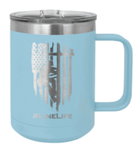 Load image into Gallery viewer, Line Life Laser Engraved Mug (Etched)
