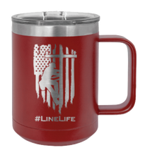 Load image into Gallery viewer, Line Life Laser Engraved Mug (Etched)
