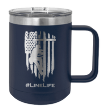 Load image into Gallery viewer, Line Life Laser Engraved Mug (Etched)
