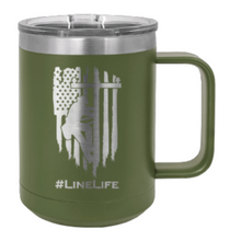 Load image into Gallery viewer, Line Life Laser Engraved Mug (Etched)
