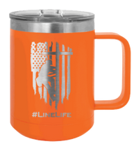 Load image into Gallery viewer, Line Life Laser Engraved Mug (Etched)
