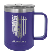 Load image into Gallery viewer, Line Life Laser Engraved Mug (Etched)
