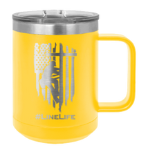 Load image into Gallery viewer, Line Life Laser Engraved Mug (Etched)
