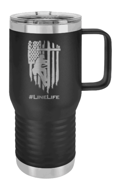 Line Life Laser Engraved Mug (Etched)