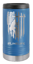 Load image into Gallery viewer, Line Life Laser Engraved Slim Can Insulated Koosie
