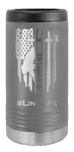 Load image into Gallery viewer, Line Life Laser Engraved Slim Can Insulated Koosie
