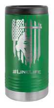 Load image into Gallery viewer, Line Life Laser Engraved Slim Can Insulated Koosie
