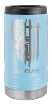 Load image into Gallery viewer, Line Life Laser Engraved Slim Can Insulated Koosie
