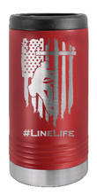 Load image into Gallery viewer, Line Life Laser Engraved Slim Can Insulated Koosie
