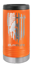 Load image into Gallery viewer, Line Life Laser Engraved Slim Can Insulated Koosie
