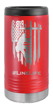 Load image into Gallery viewer, Line Life Laser Engraved Slim Can Insulated Koosie
