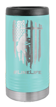 Load image into Gallery viewer, Line Life Laser Engraved Slim Can Insulated Koosie
