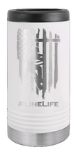 Load image into Gallery viewer, Line Life Laser Engraved Slim Can Insulated Koosie
