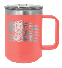 Load image into Gallery viewer, Welder Flag Laser Engraved Mug (Etched)
