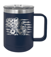 Load image into Gallery viewer, Welder Flag Laser Engraved Mug (Etched)
