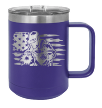 Load image into Gallery viewer, Welder Flag Laser Engraved Mug (Etched)
