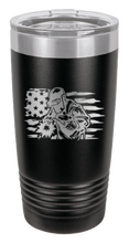 Load image into Gallery viewer, Welder Flag Laser Engraved Tumbler (Etched)
