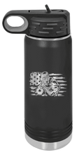 Load image into Gallery viewer, Welder Flag Laser Engraved Water Bottle (Etched)
