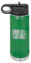 Load image into Gallery viewer, Welder Flag Laser Engraved Water Bottle (Etched)
