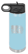 Load image into Gallery viewer, Welder Flag Laser Engraved Water Bottle (Etched)
