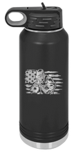 Load image into Gallery viewer, Welder Flag Laser Engraved Water Bottle (Etched)
