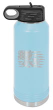 Load image into Gallery viewer, Welder Flag Laser Engraved Water Bottle (Etched)
