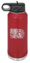 Load image into Gallery viewer, Welder Flag Laser Engraved Water Bottle (Etched)
