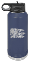 Load image into Gallery viewer, Welder Flag Laser Engraved Water Bottle (Etched)
