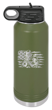 Load image into Gallery viewer, Welder Flag Laser Engraved Water Bottle (Etched)
