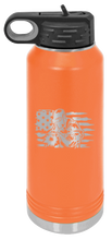 Load image into Gallery viewer, Welder Flag Laser Engraved Water Bottle (Etched)
