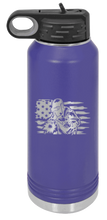 Load image into Gallery viewer, Welder Flag Laser Engraved Water Bottle (Etched)
