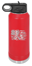 Load image into Gallery viewer, Welder Flag Laser Engraved Water Bottle (Etched)
