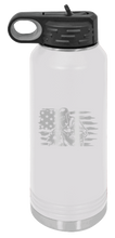 Load image into Gallery viewer, Welder Flag Laser Engraved Water Bottle (Etched)
