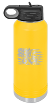 Load image into Gallery viewer, Welder Flag Laser Engraved Water Bottle (Etched)
