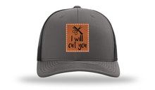 Load image into Gallery viewer, I Will Cut You Leather Patch Richardson 112 Hat
