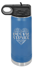 Load image into Gallery viewer, Postal Service Laser Engraved Water Bottle (Etched)
