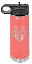 Load image into Gallery viewer, Postal Service Laser Engraved Water Bottle (Etched)
