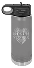 Load image into Gallery viewer, Postal Service Laser Engraved Water Bottle (Etched)
