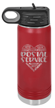 Load image into Gallery viewer, Postal Service Laser Engraved Water Bottle (Etched)
