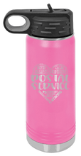 Load image into Gallery viewer, Postal Service Laser Engraved Water Bottle (Etched)
