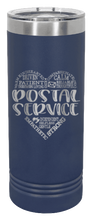 Load image into Gallery viewer, Postal Service Laser Engraved Skinny Tumbler (Etched)
