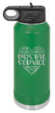 Load image into Gallery viewer, Postal Service Laser Engraved Water Bottle (Etched)
