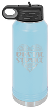 Load image into Gallery viewer, Postal Service Laser Engraved Water Bottle (Etched)
