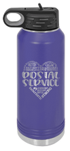 Load image into Gallery viewer, Postal Service Laser Engraved Water Bottle (Etched)
