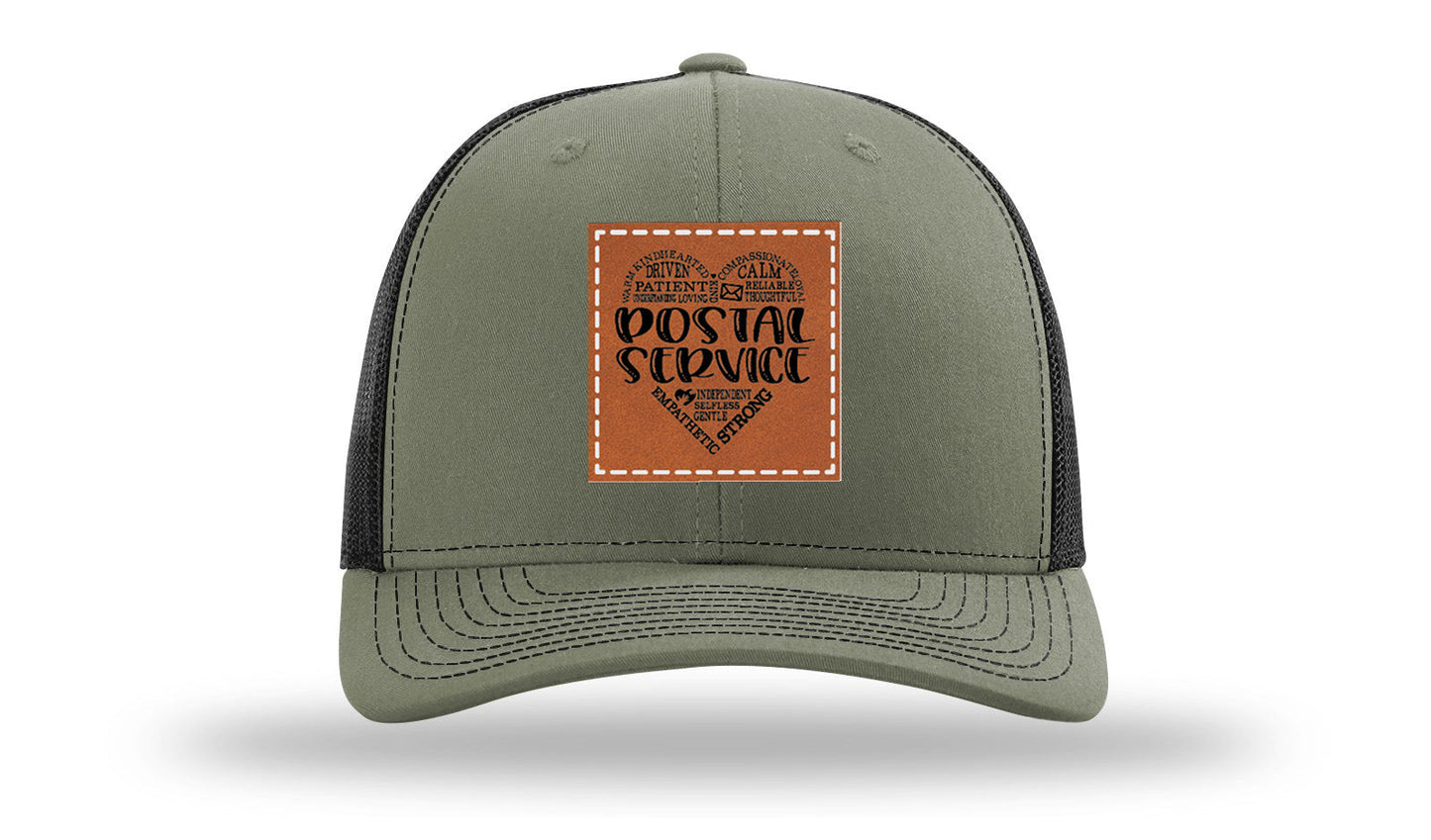 Postal Service Leather Patch Richardson 112 Hat