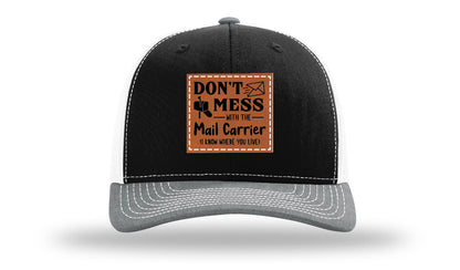 Mail Carrier Leather Patch Richardson 112 Hat