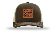 Load image into Gallery viewer, Mail Carrier Leather Patch Richardson 112 Hat
