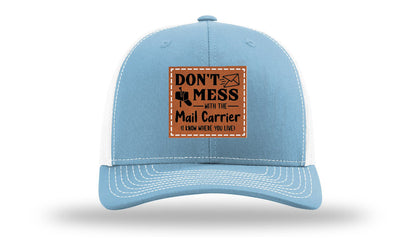Mail Carrier Leather Patch Richardson 112 Hat