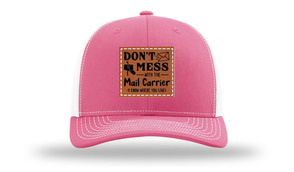Mail Carrier Leather Patch Richardson 112 Hat